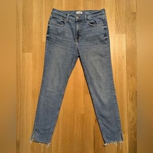 Kensie Jeans for Women The Kelsey Vintage High-Rise Skinny Raw Edge Hem Sz 8 /29